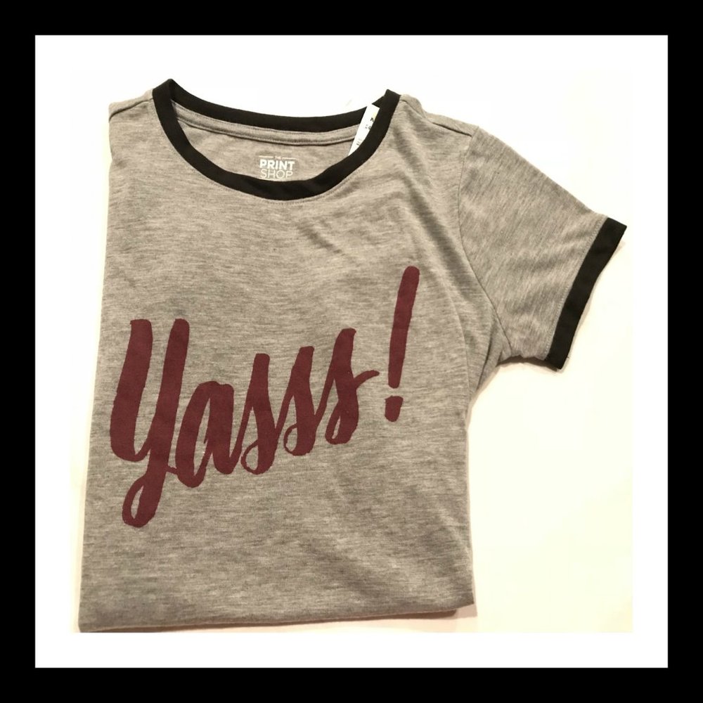 "Yasss" Lightweight Top